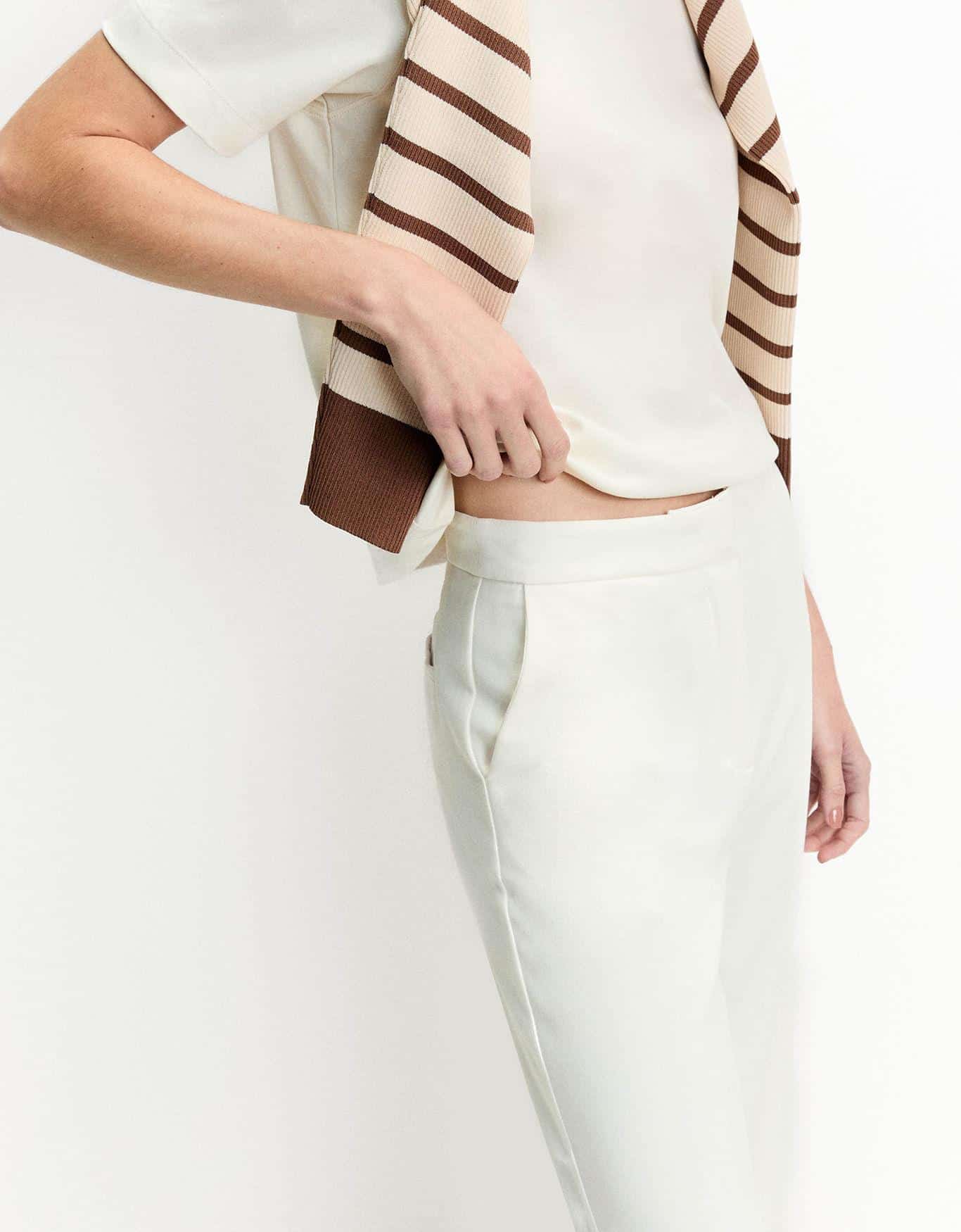 Calça Brasília Reta Off White