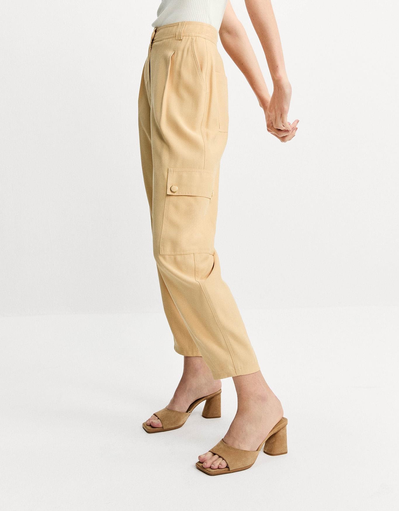 Calça Carrot Pregas