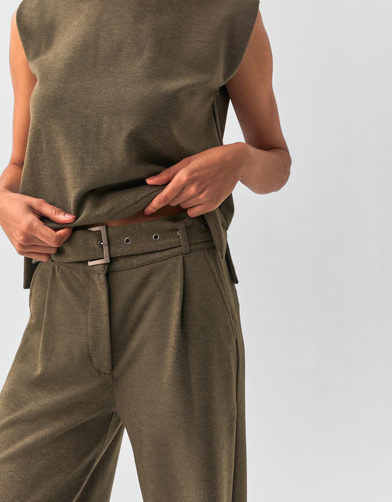 Calça Cinto Mescla 360