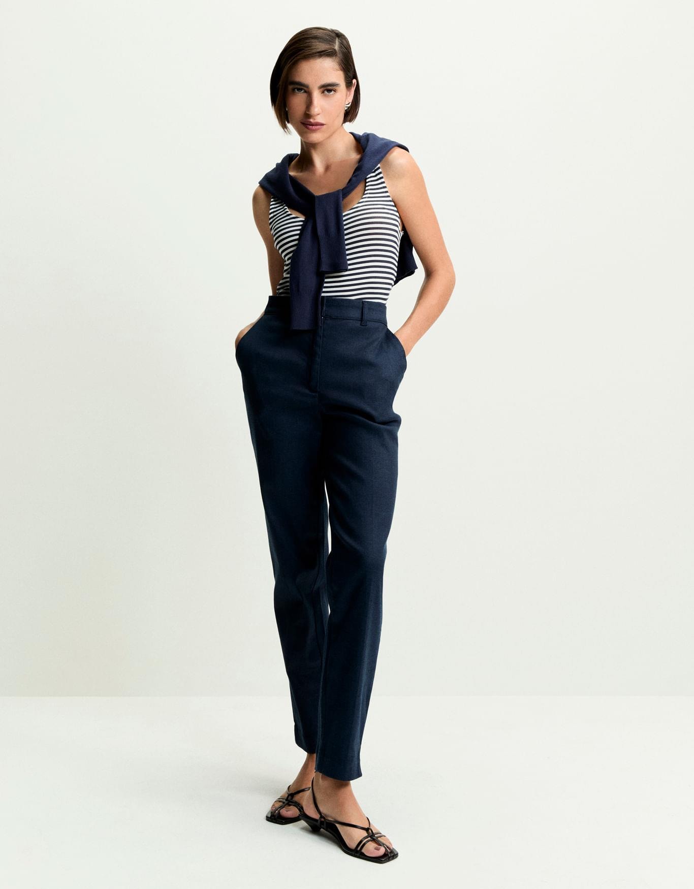 Calça Cintura Alta Elástico Interno