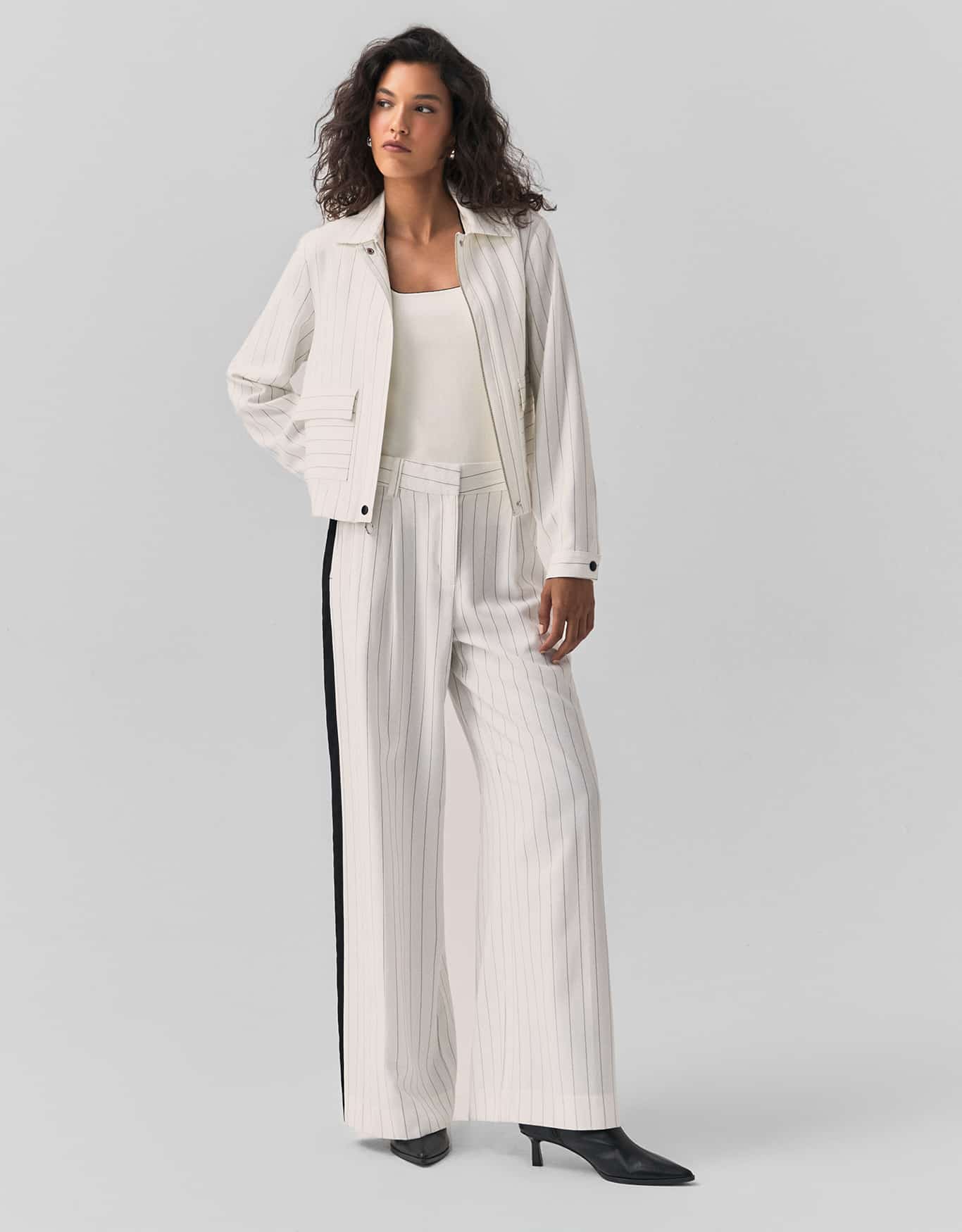 Calça Fio Tinto Off White