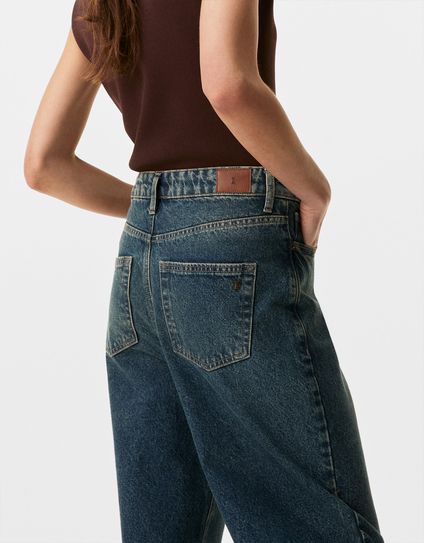 Calça Jeans Baggy Five Pockets
