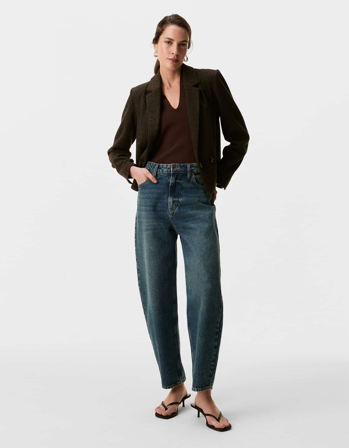 Calça Jeans Baggy Five Pockets