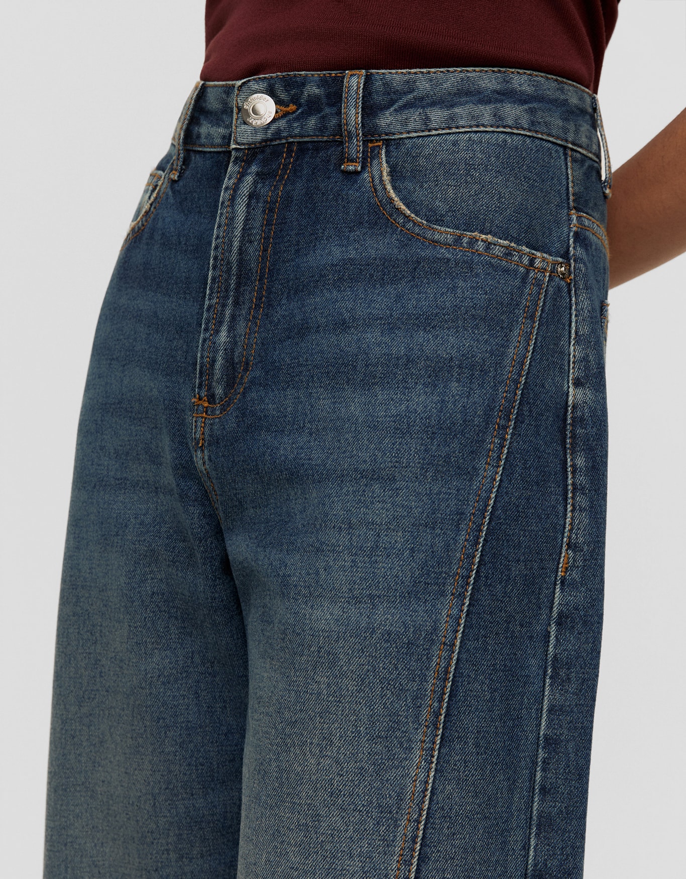 Calça Jeans Baggy Media