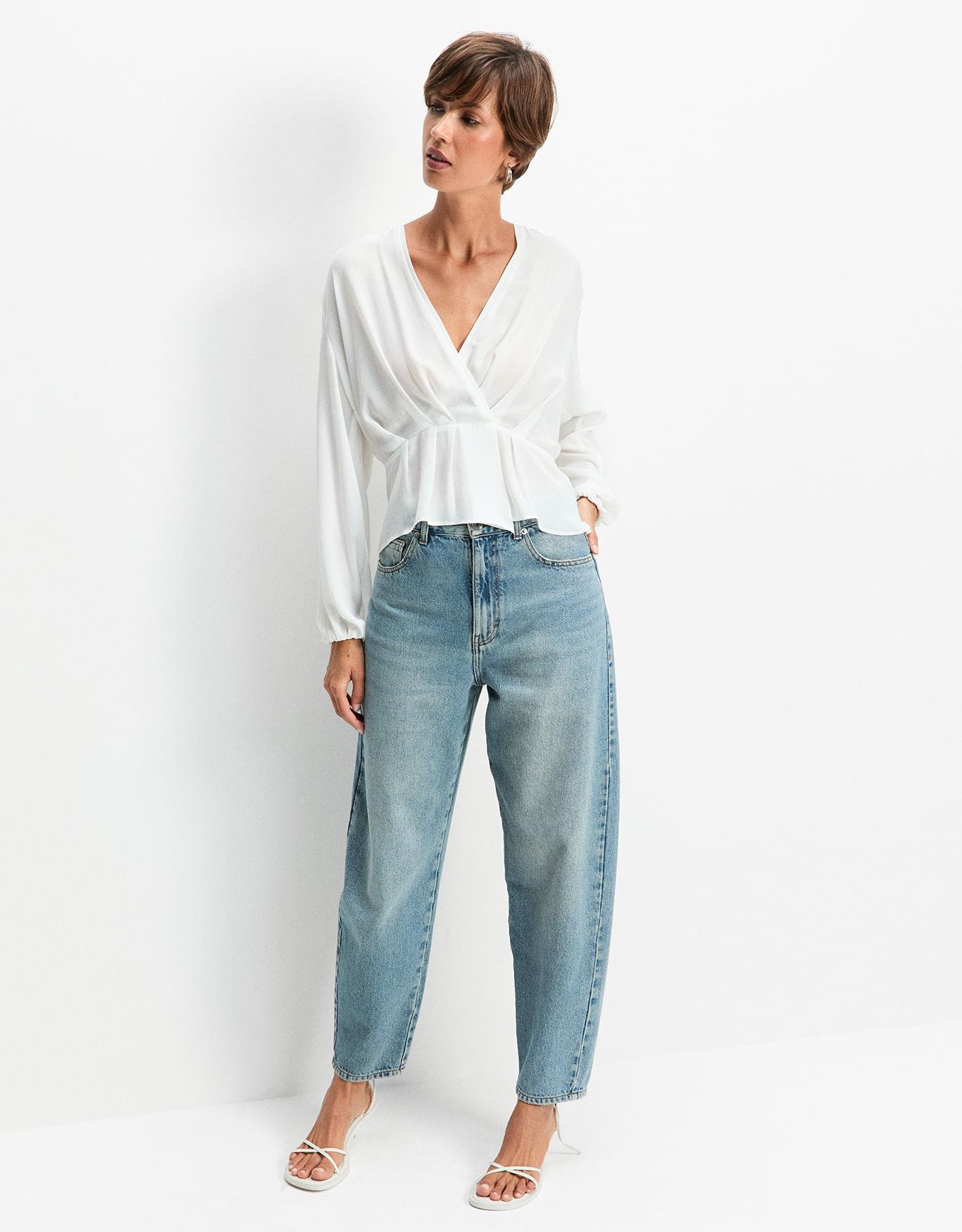 Calça Jeans Balloon