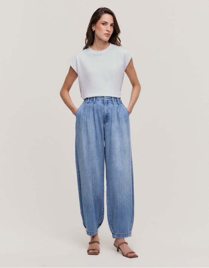 Shoulder — Calça Jeans Barrel Clara