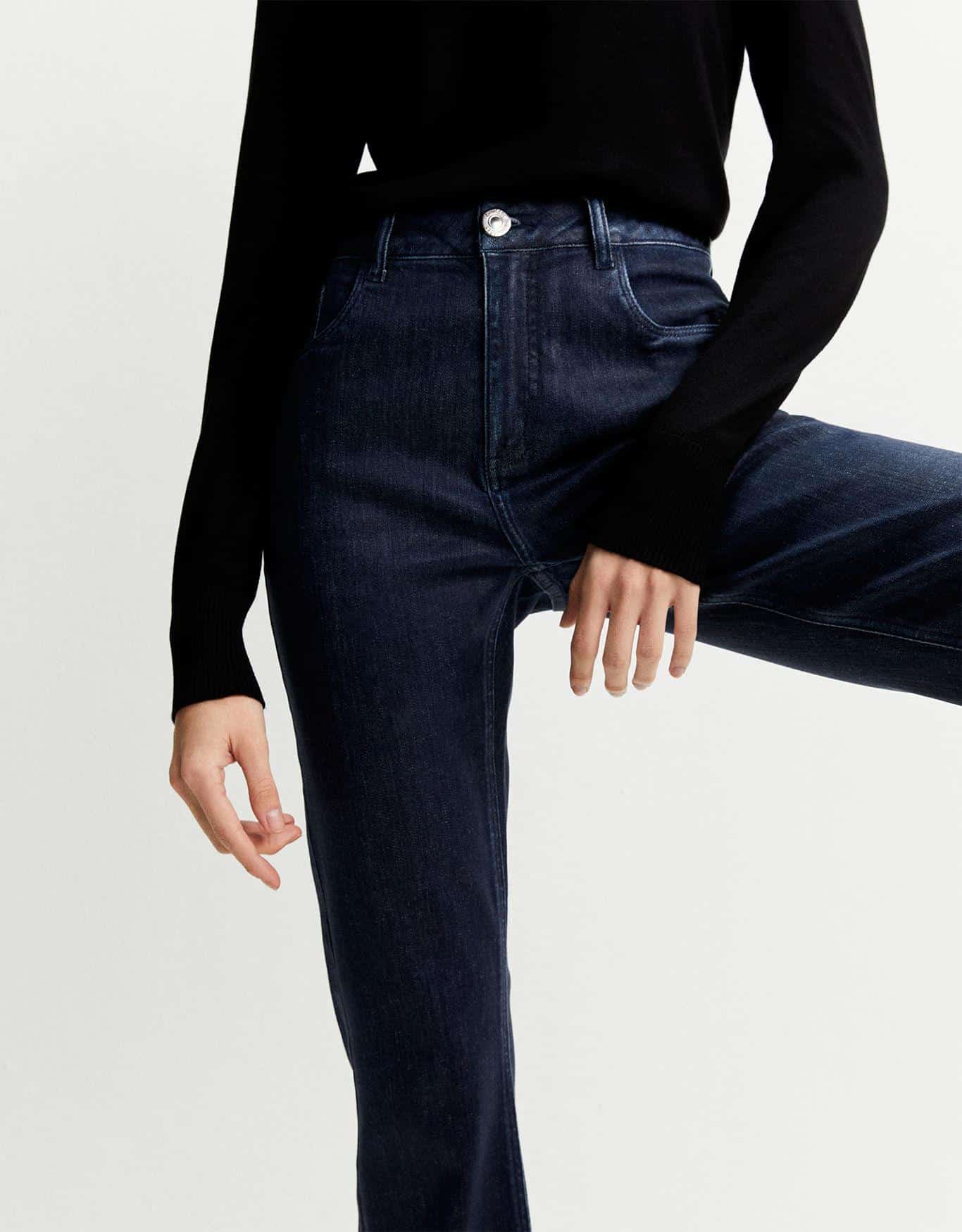 Calça Jeans Boot Cut Resinada