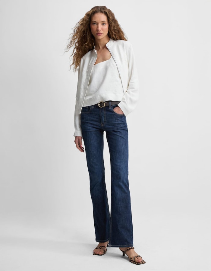 Shoulder — Calça Jeans Bootcut Base Cintura Média