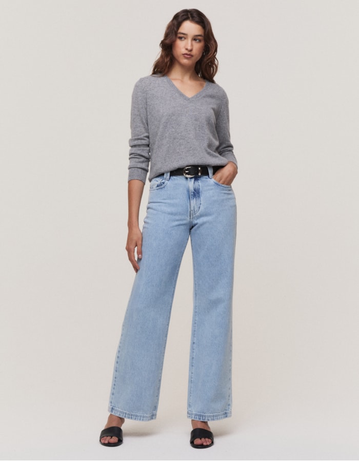 Shoulder — Calça Jeans Clara Reta Relaxed