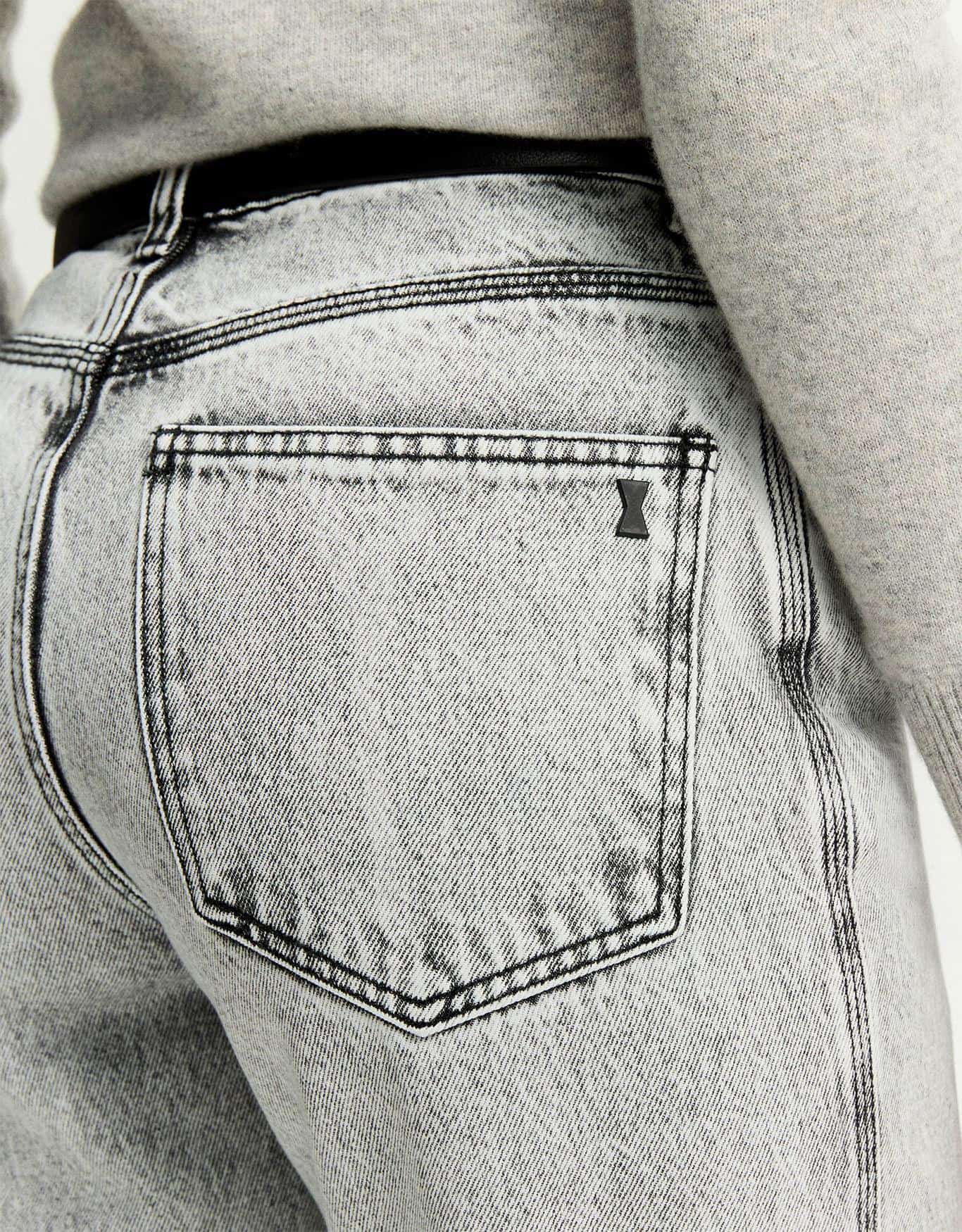 Calça Jeans Mom Black