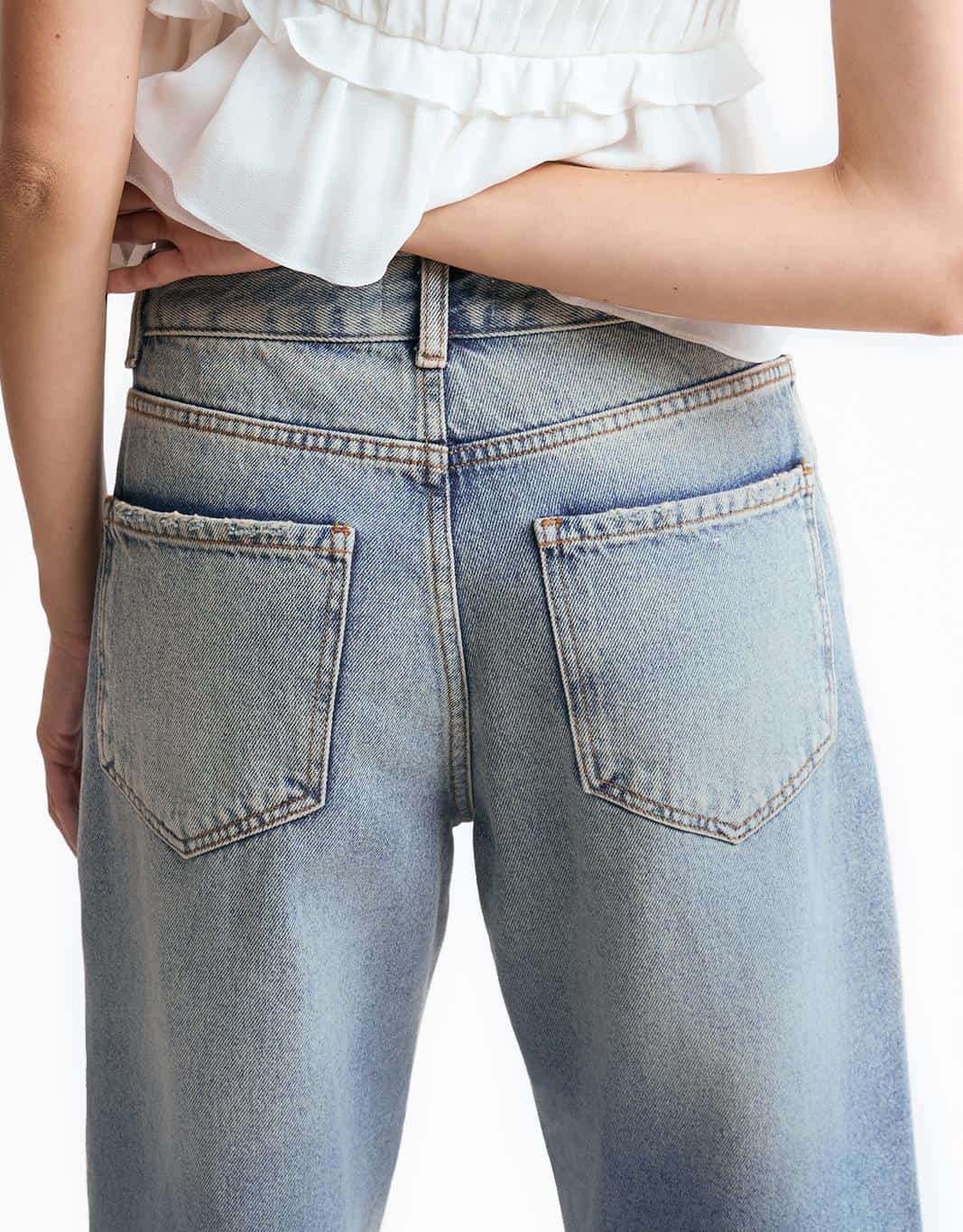Calça Jeans Pantacourt