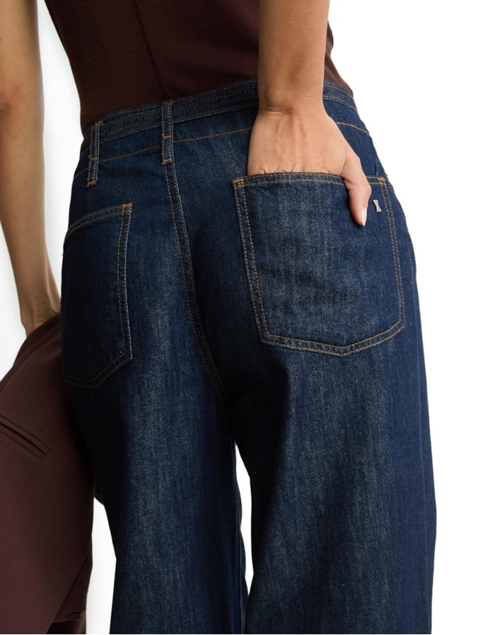 Calça Jeans Reta Cinto