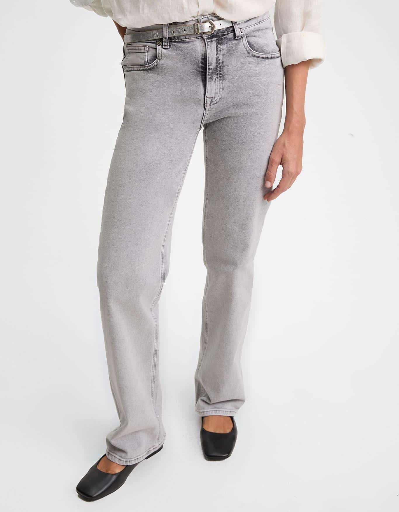 Calça Jeans Reta Comfort