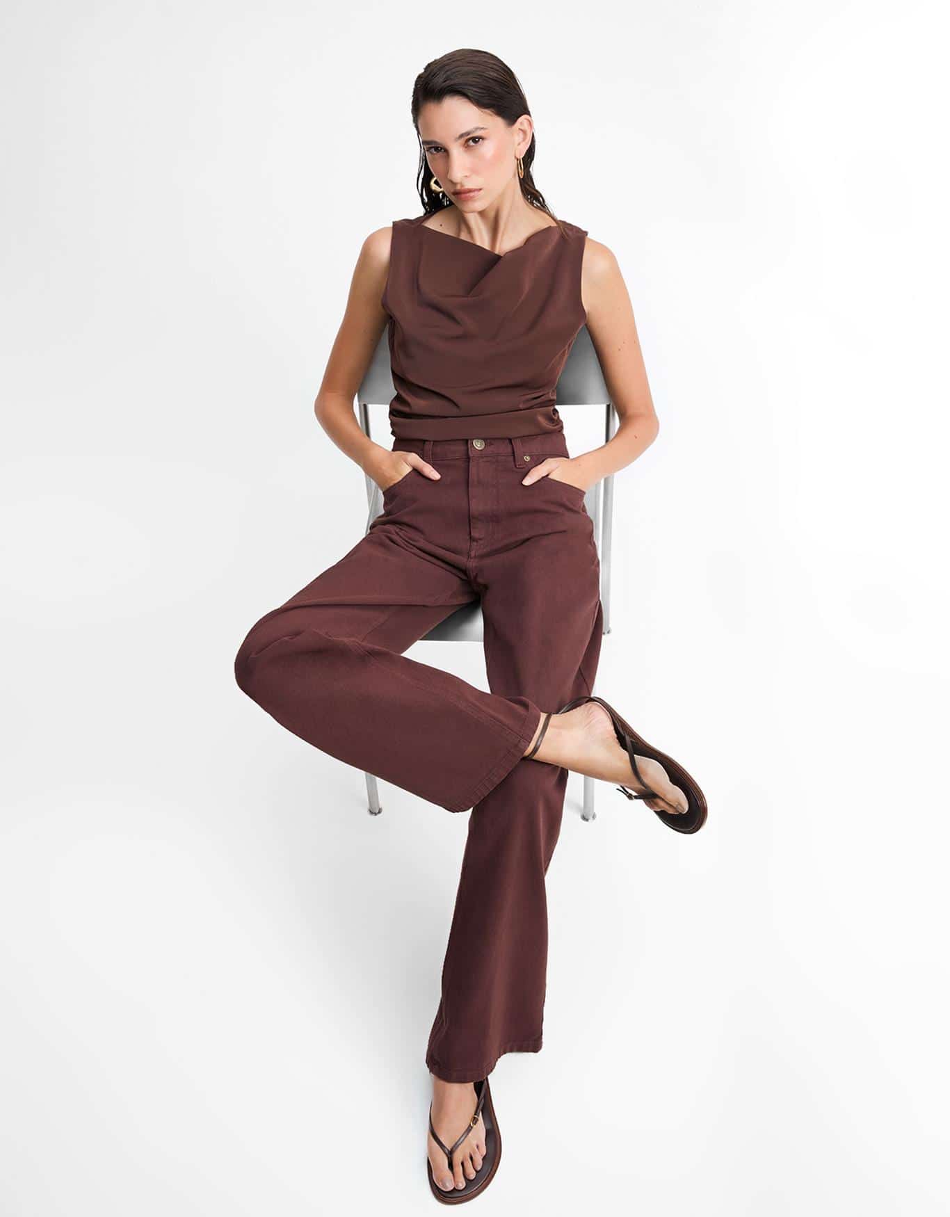 Calça Jeans Reta Five Pocket