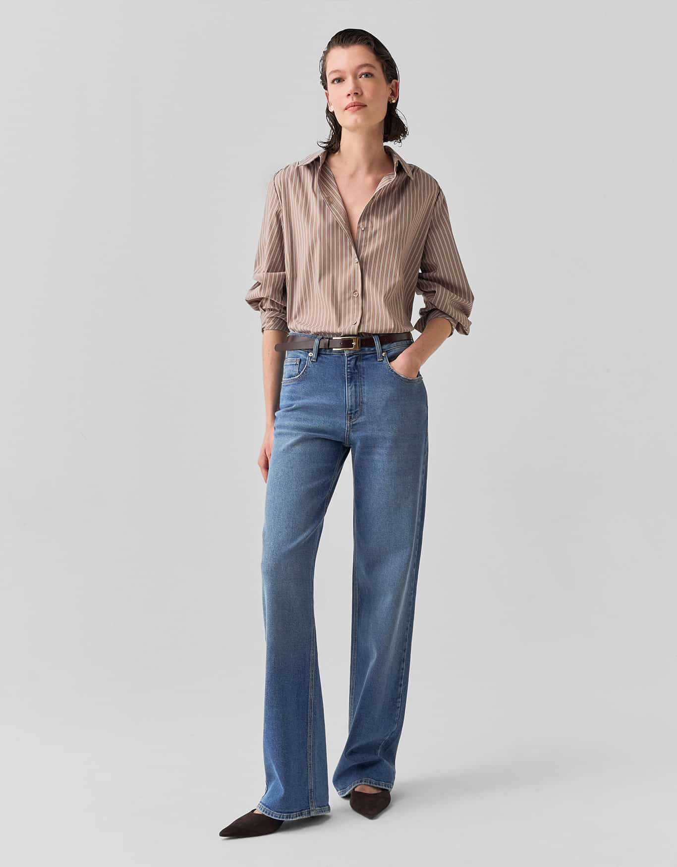 Calça Jeans Reta Five Pockets