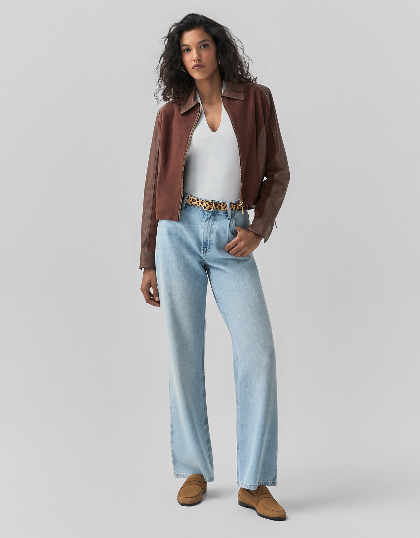 Calça Jeans Reta Relaxed