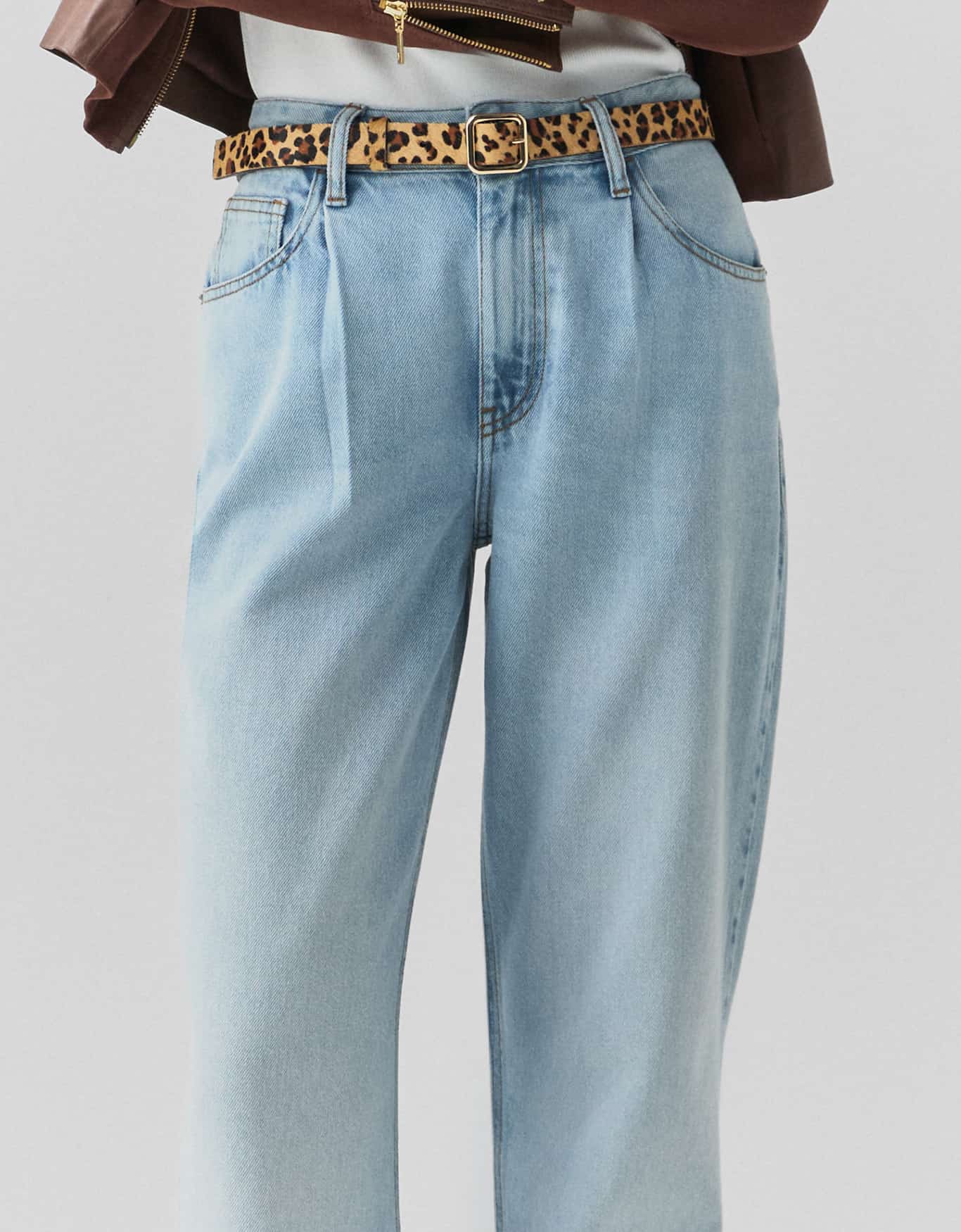 Calça Jeans Reta Relaxed