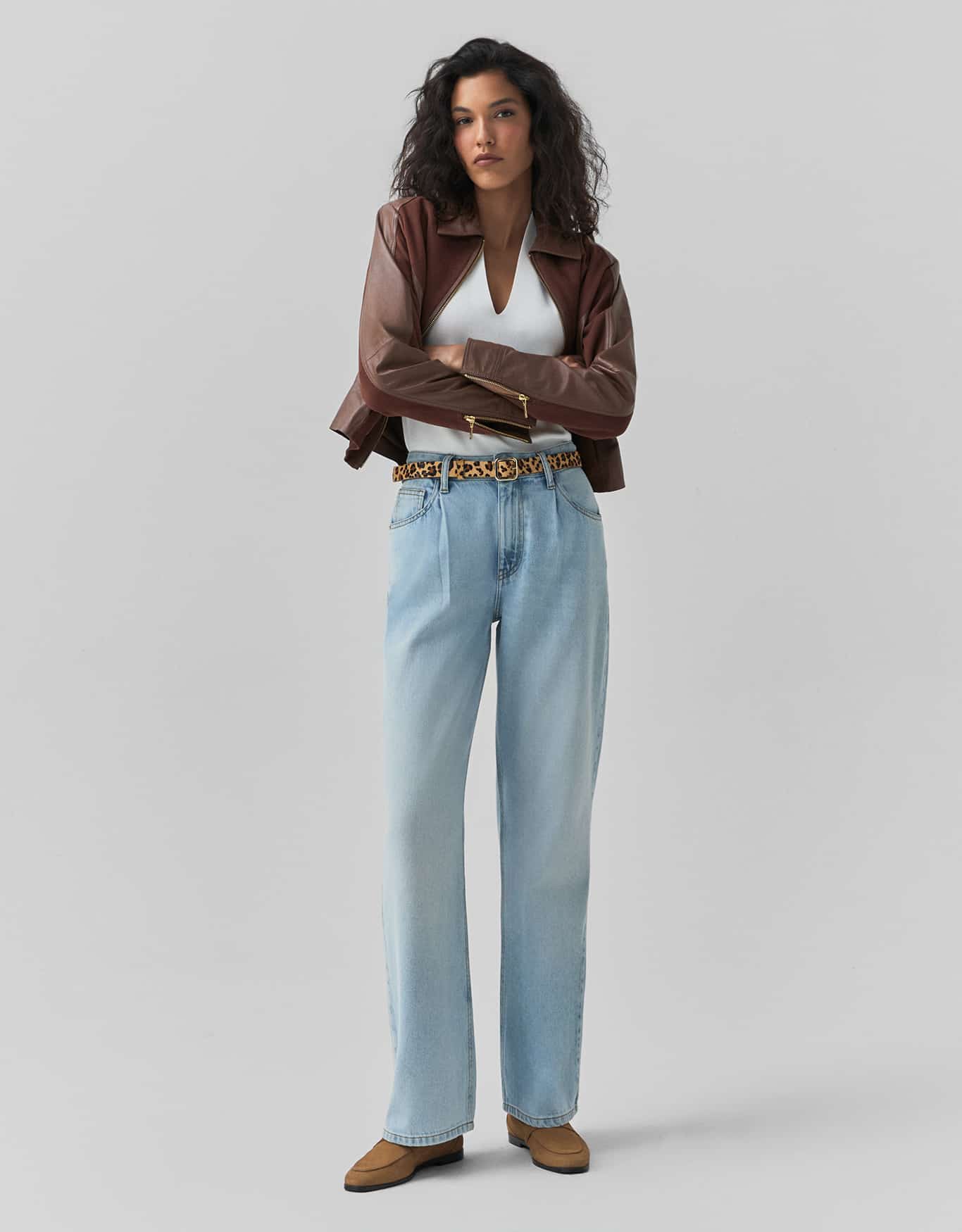 Calça Jeans Reta Relaxed