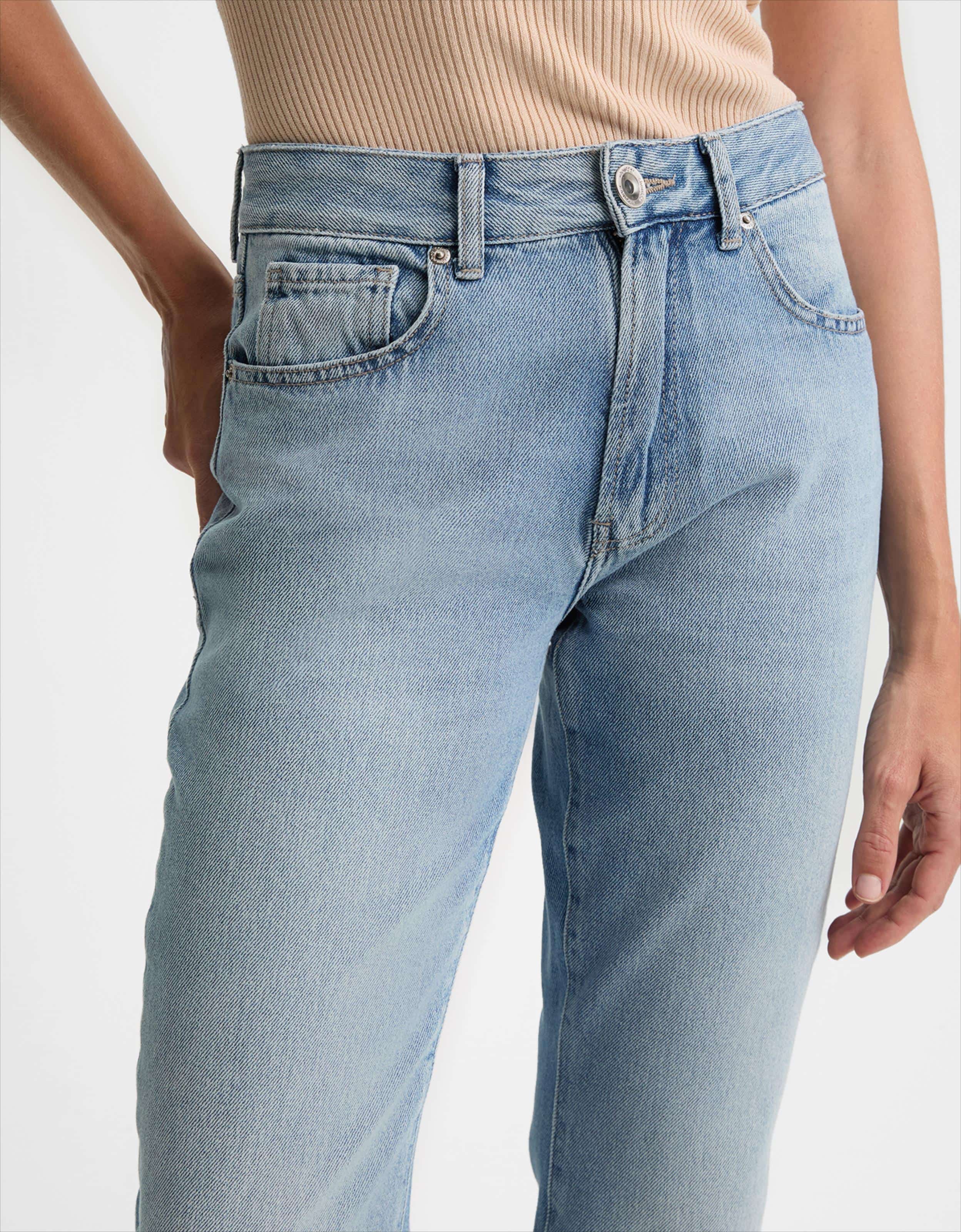 Calça Jeans Reta Slim