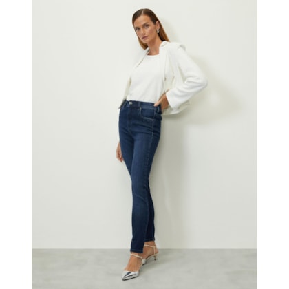 Calça Jeans Skinny Cintura Alta