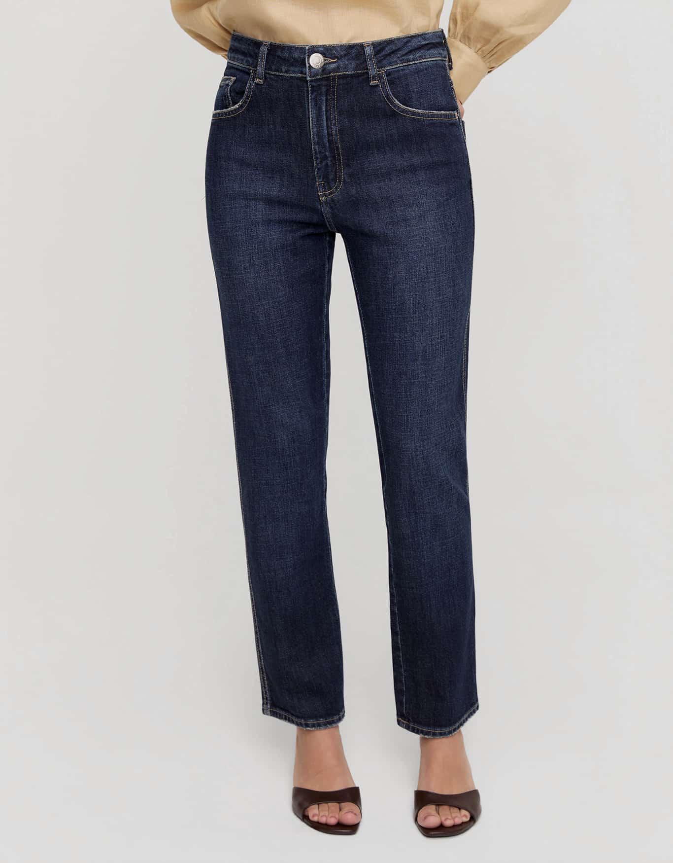 Calça Jeans Slim Escura