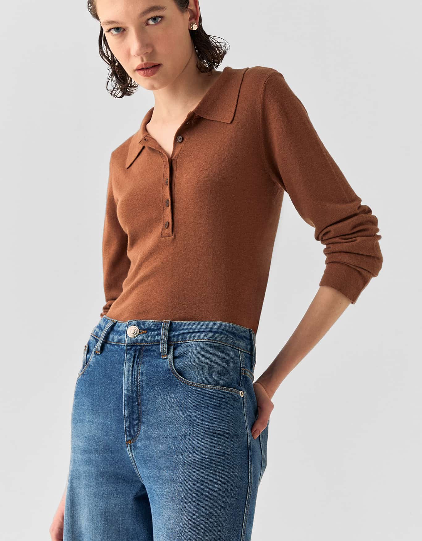 Calça Jeans Wide