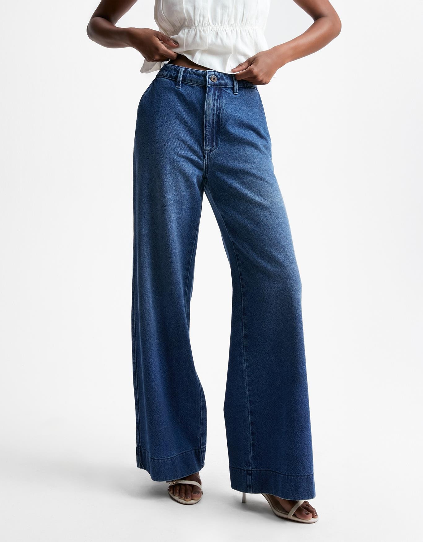 Calça Jeans Wide Alfaiatada