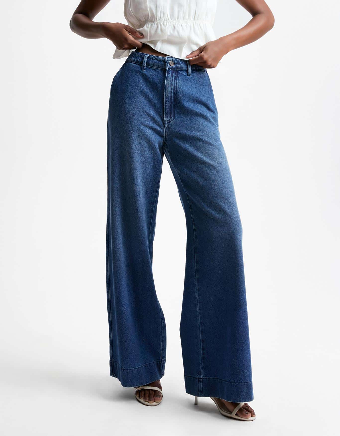 Calça Jeans Wide Alfaiatada