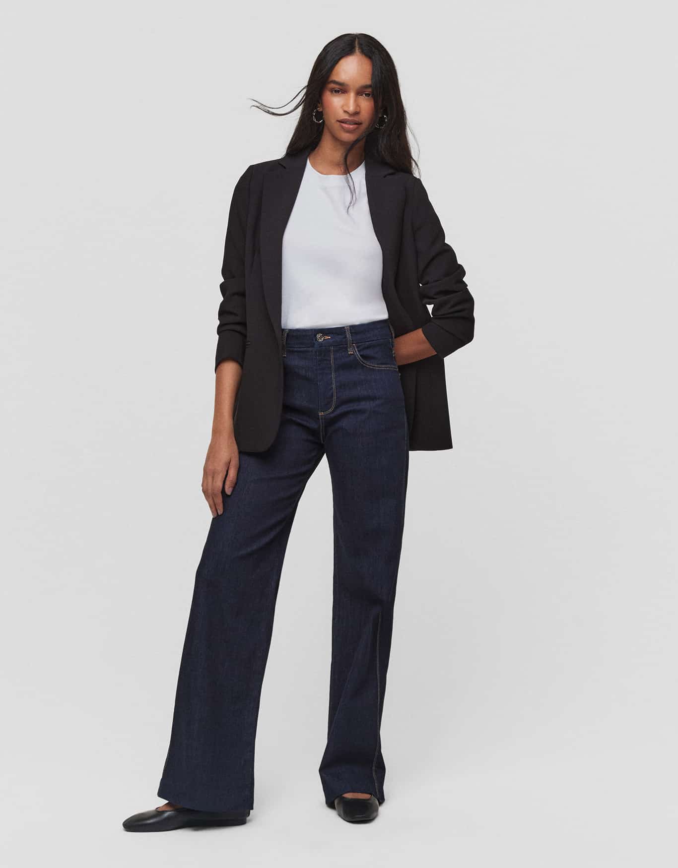 Calça Jeans Wide Amaciada