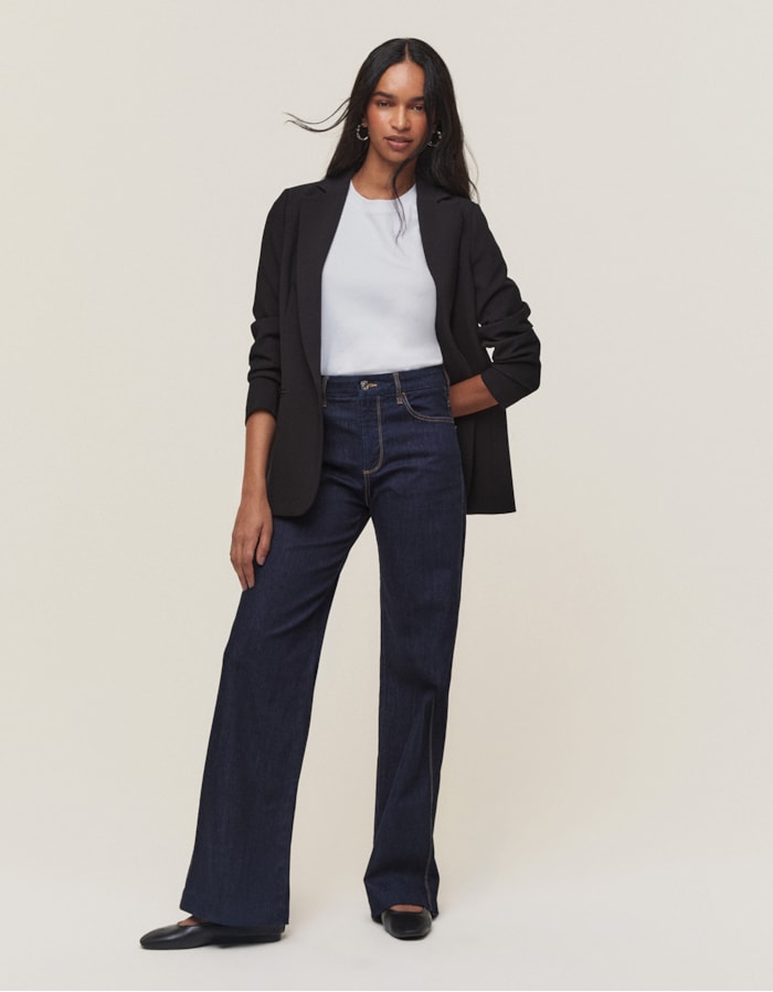 Shoulder — Calça Jeans Wide Amaciada