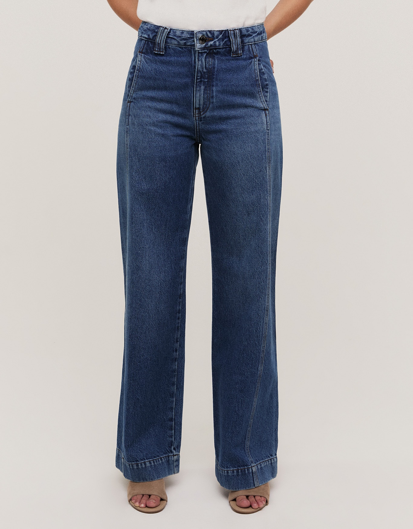 Calça Jeans Wide Nesga