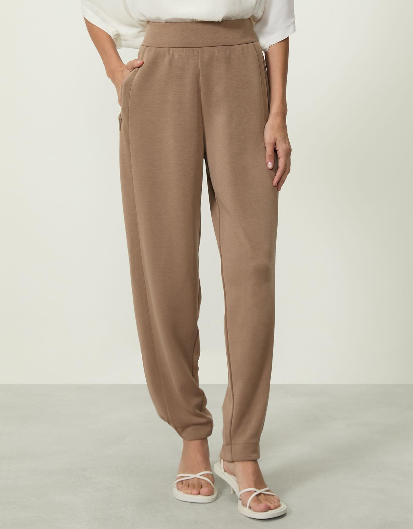 Calça Jogger Soft Touch Fumê 360