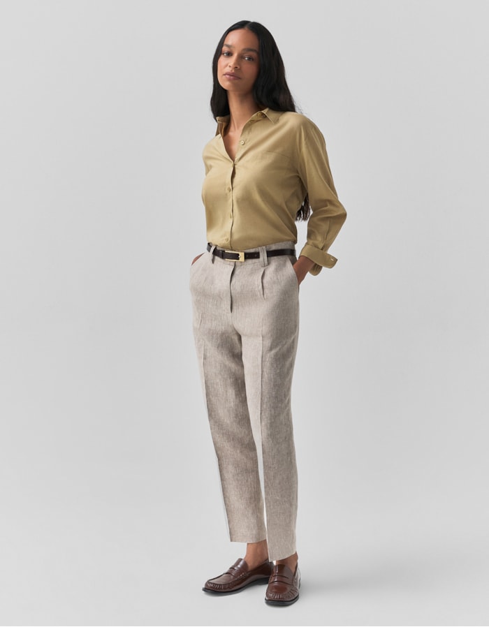 Shoulder — Calça Linho Afunilada