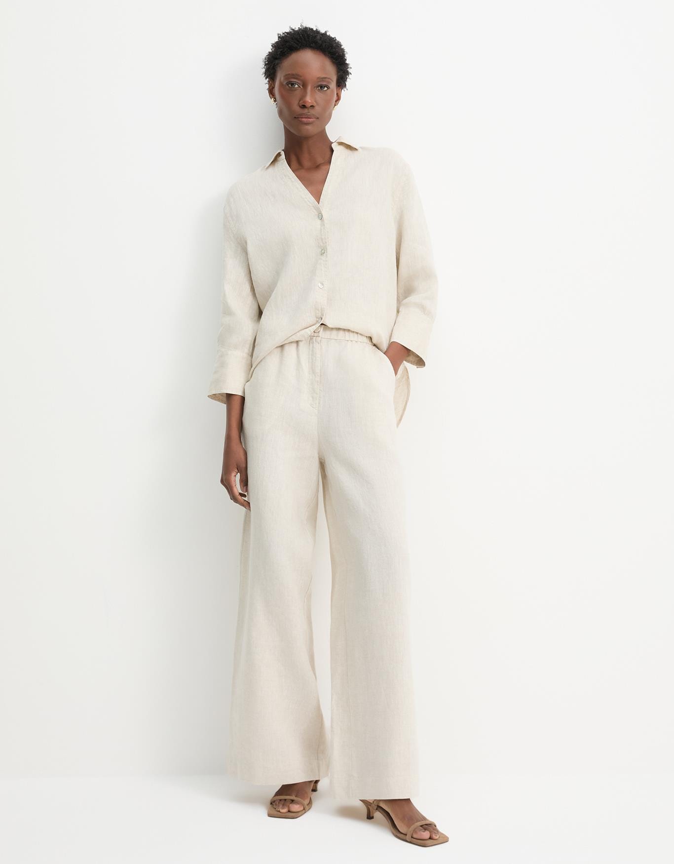 Calça Linho Elastico