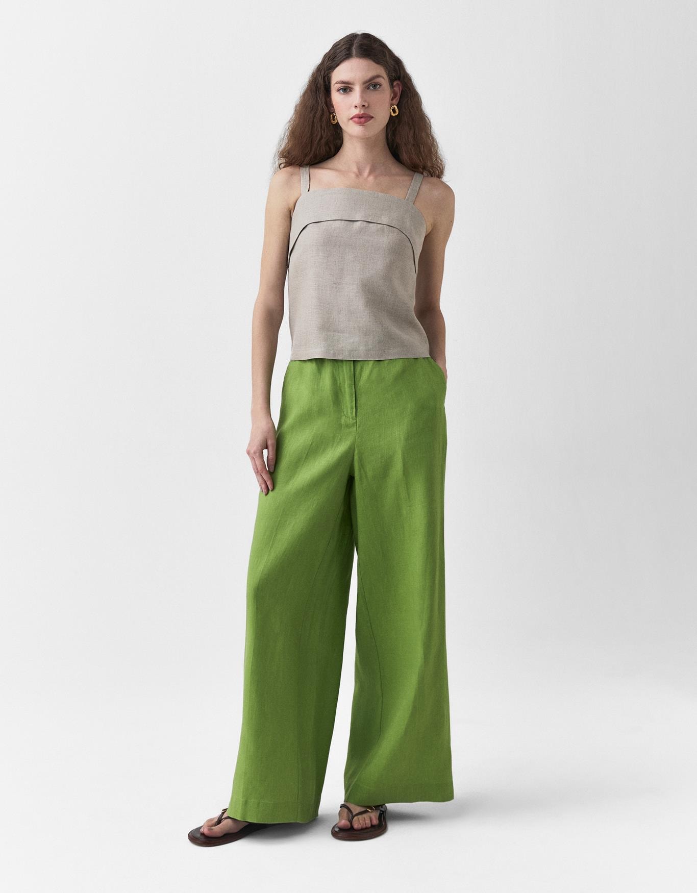 Calça Linho Elastico