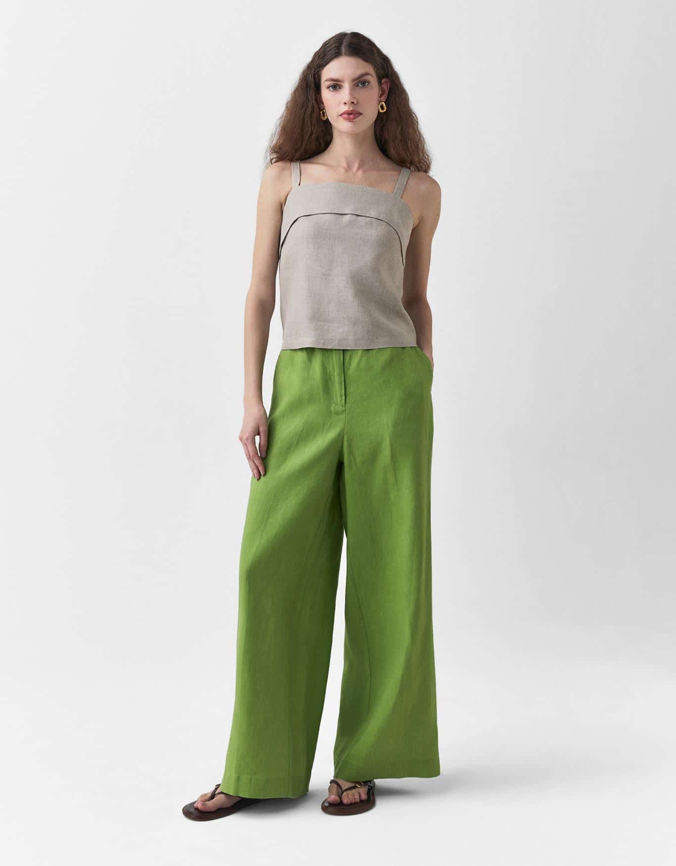 Calça Linho Elastico