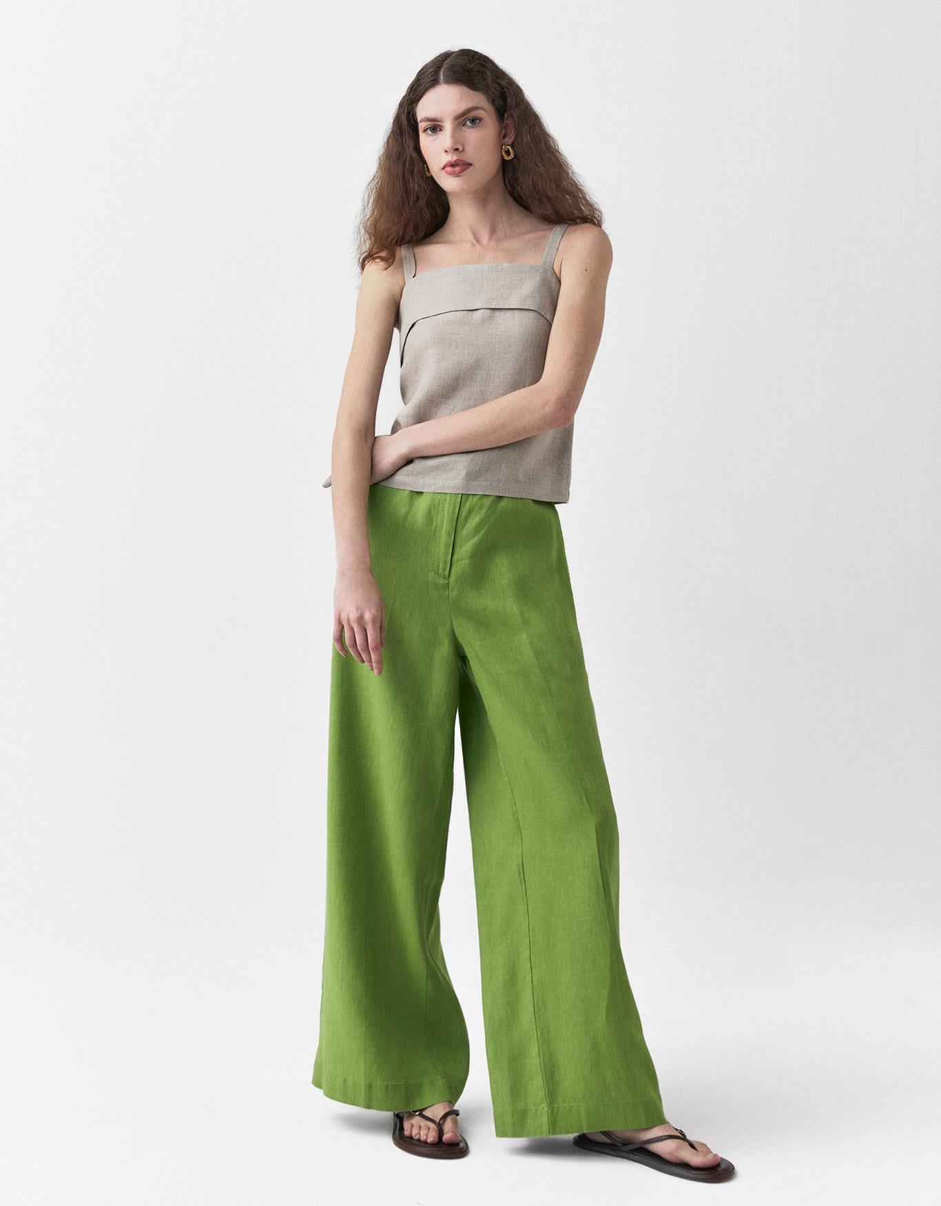 Calça Linho Elastico