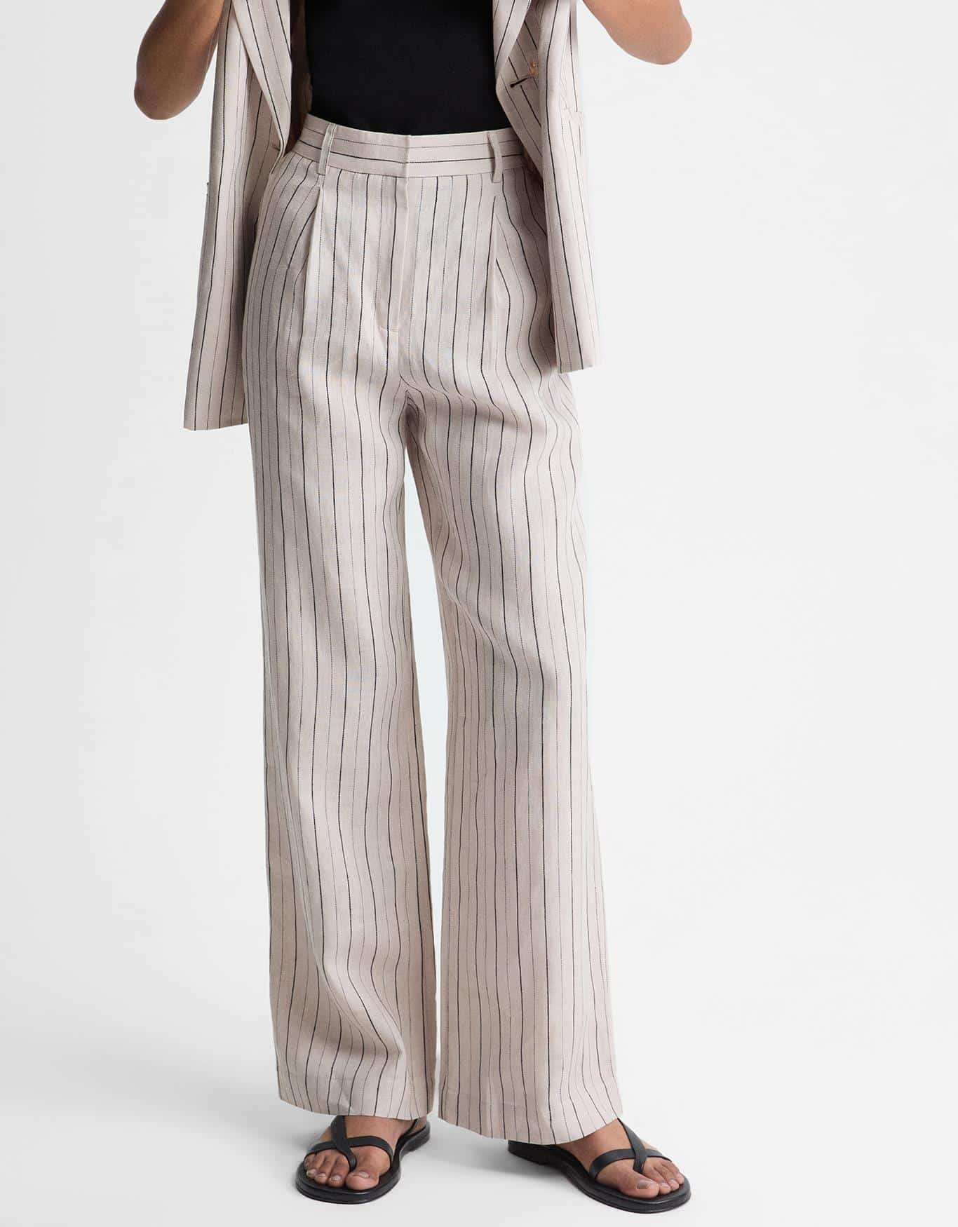 Calça Linho Fio Tinto