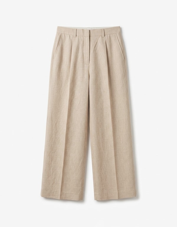 Calça Linho Pantacourt