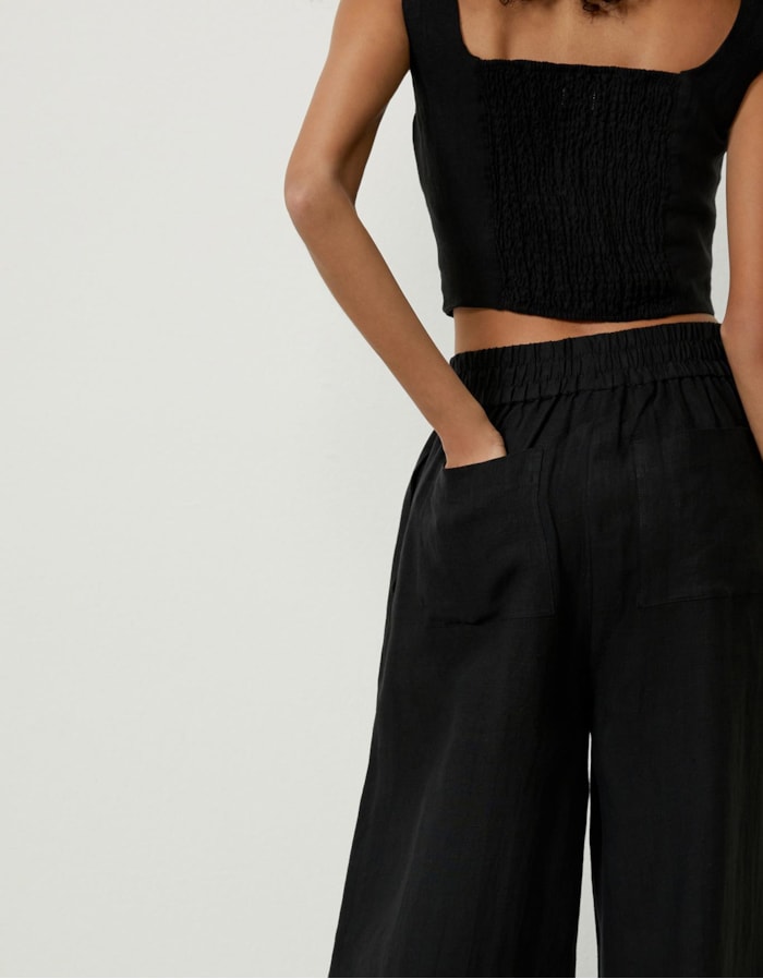 Calça Linho Pantalona