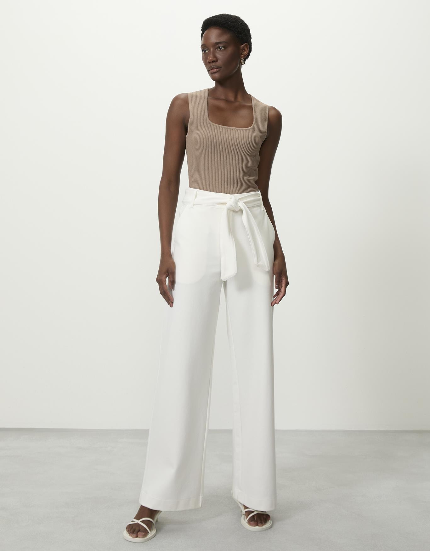 Calça Malha Estruturada 360 0ff White