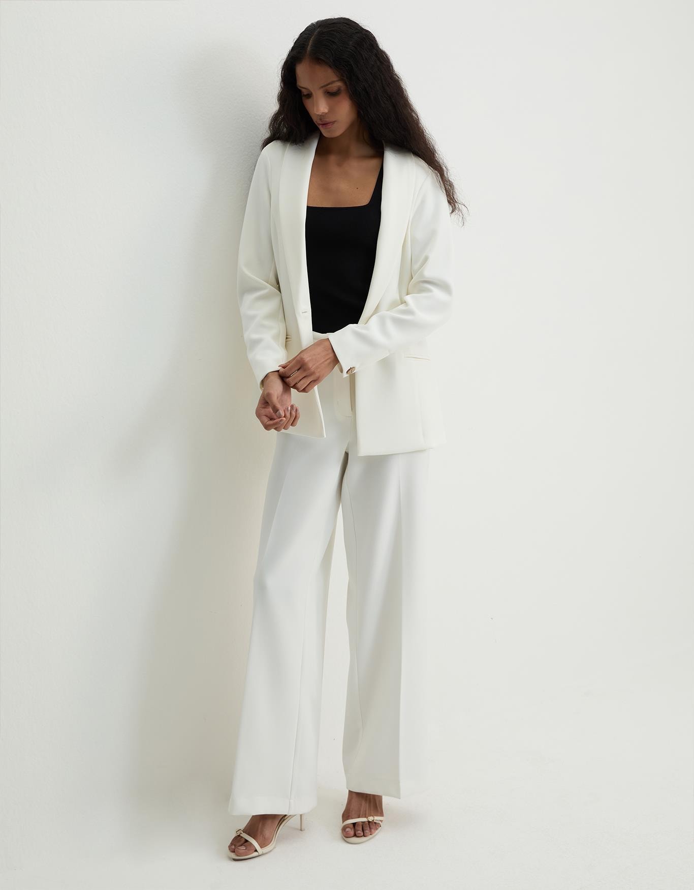 Calça Pantalona Alfaiatada