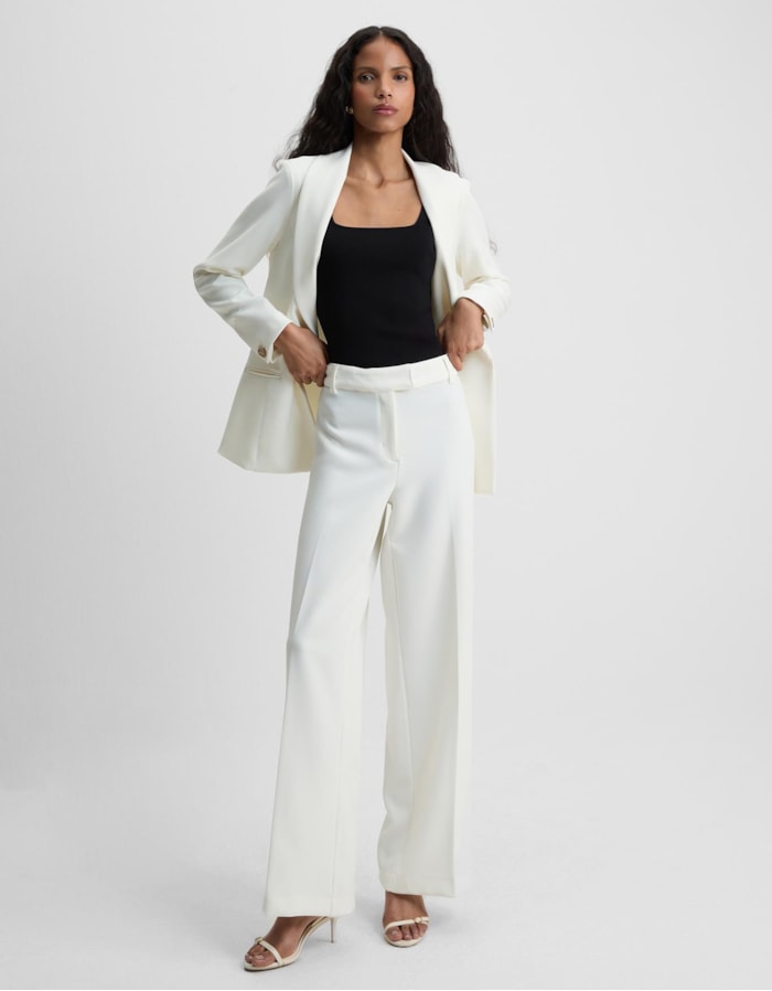 Shoulder — Calça Pantalona Alfaiatada