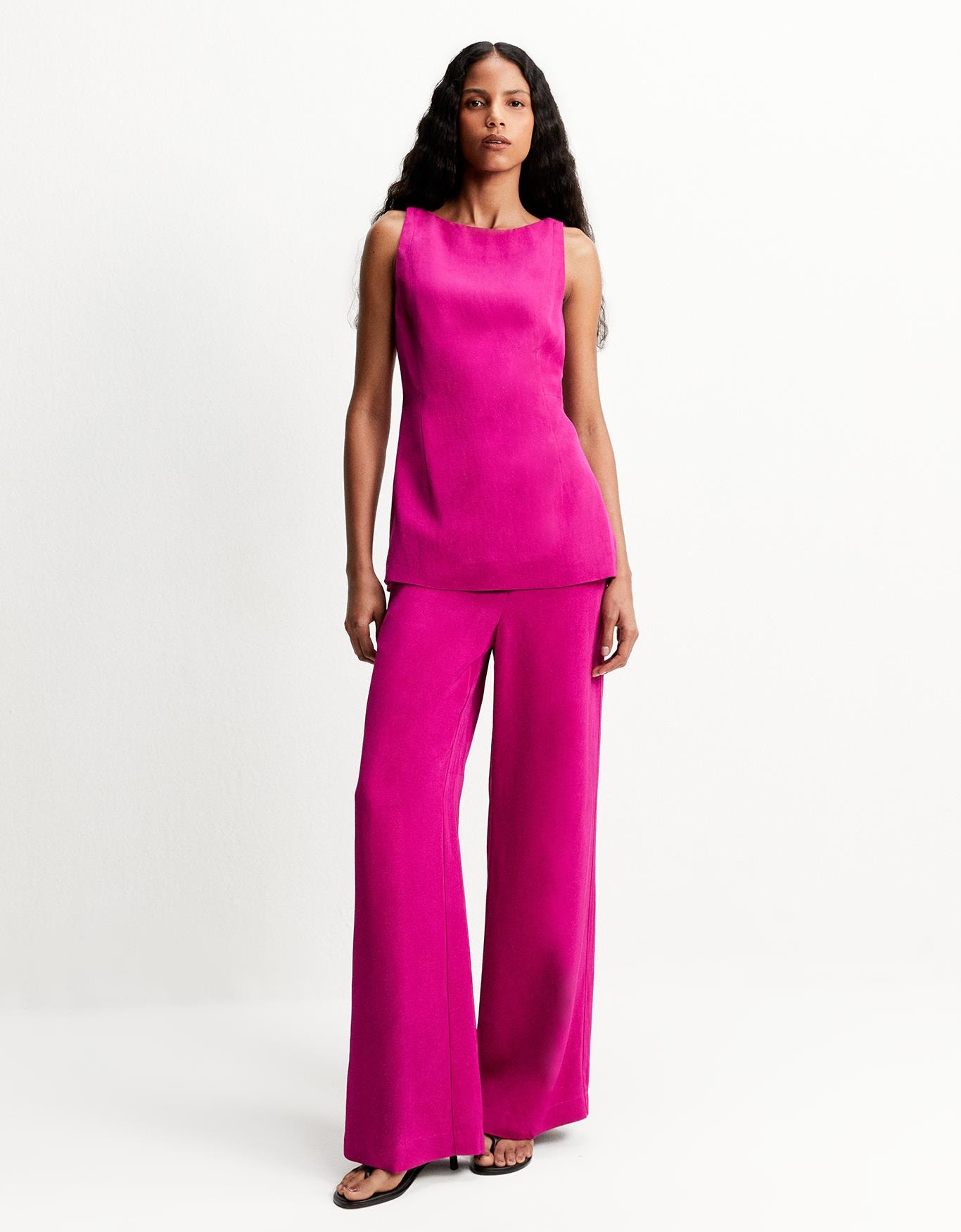 Calça Pantalona Alfaiatada