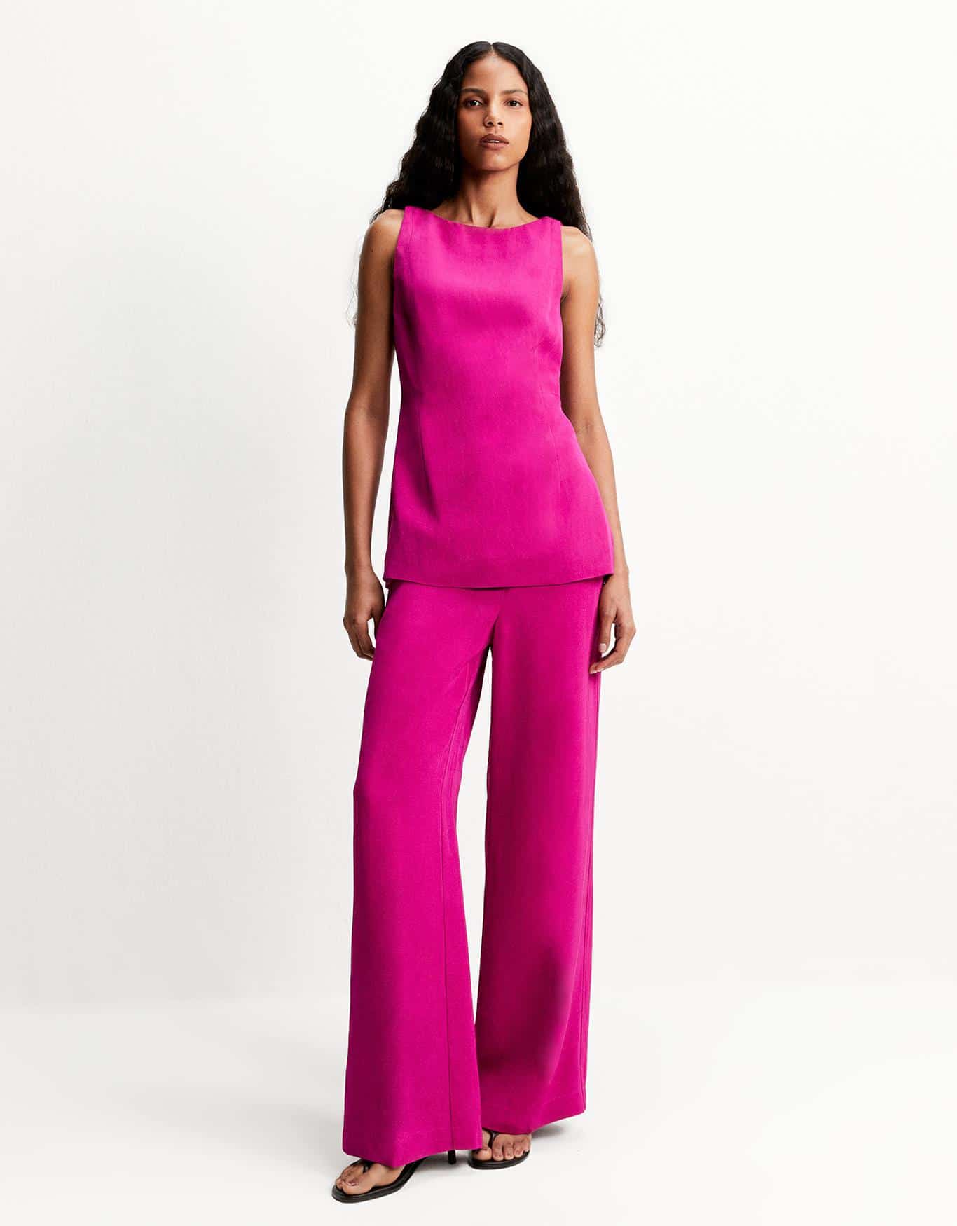 Calça Pantalona Alfaiatada