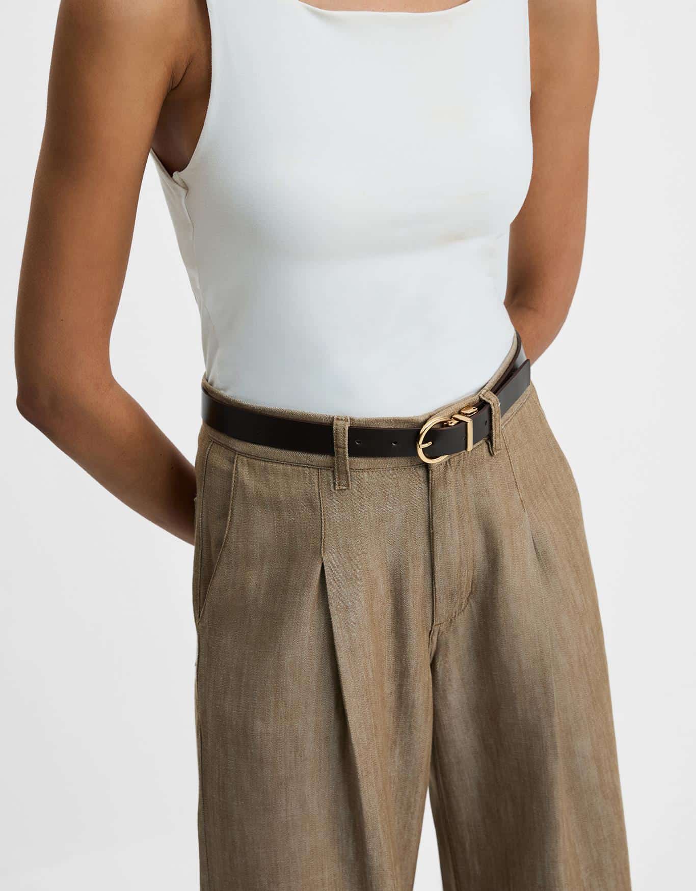 Calça Pantalona Alfaiatada Pregas