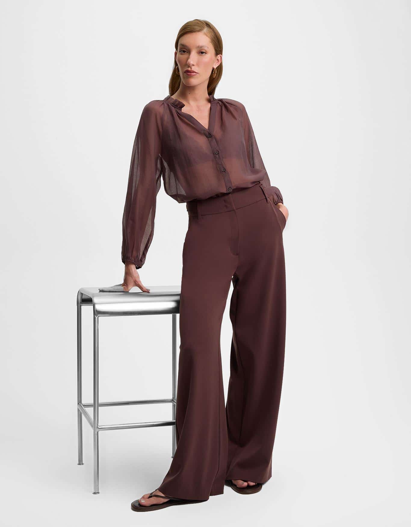 Calça Pantalona Alfaiataria