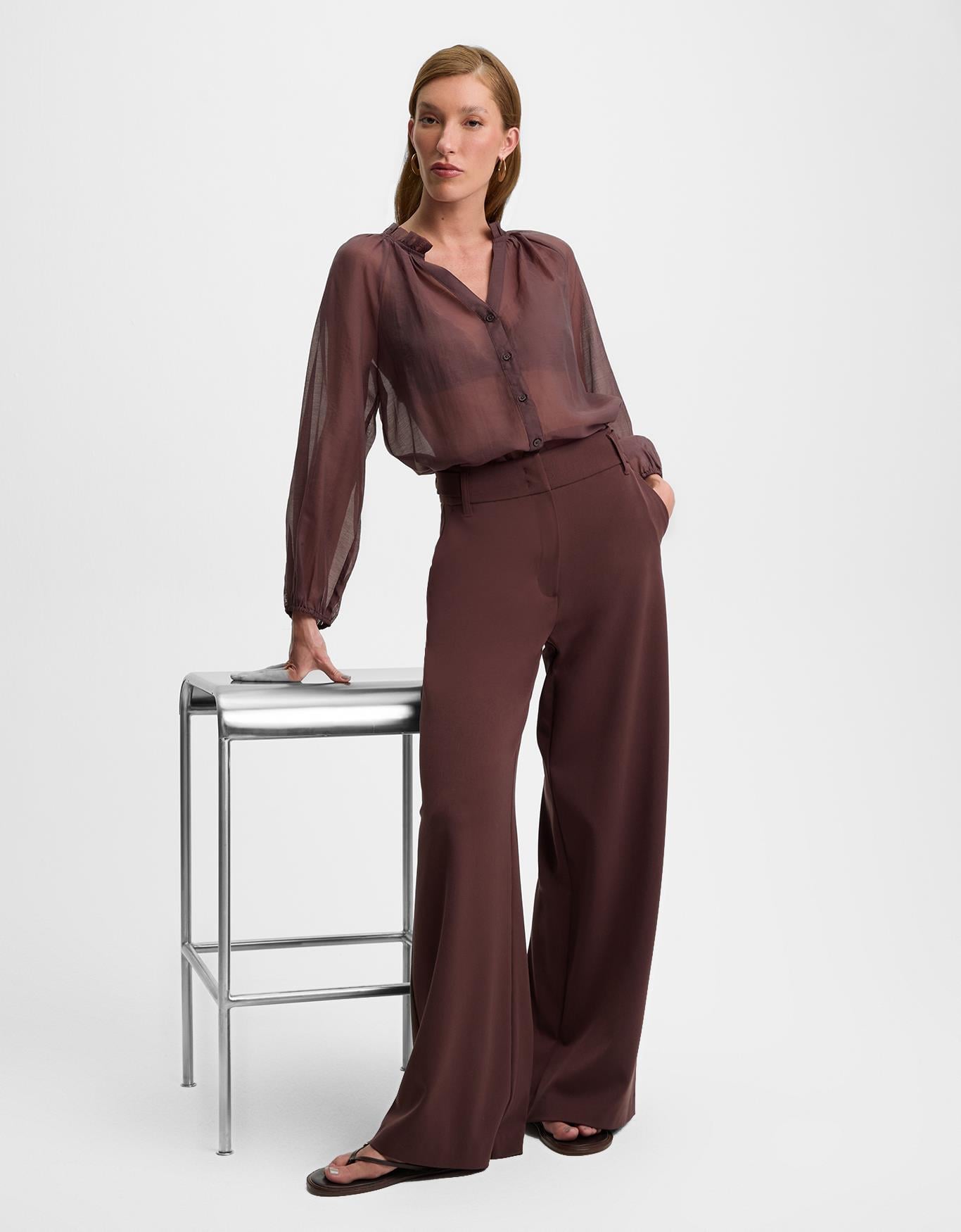 Calça Pantalona Alfaiataria