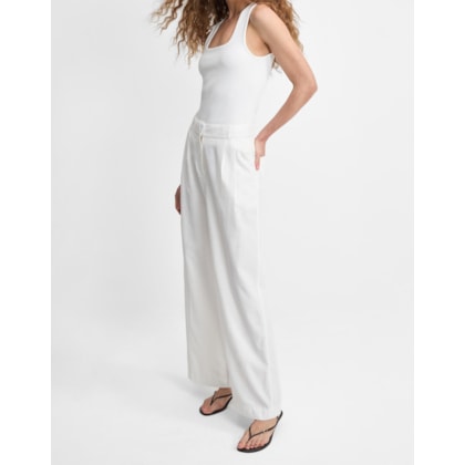Calça Pantalona com Pregas