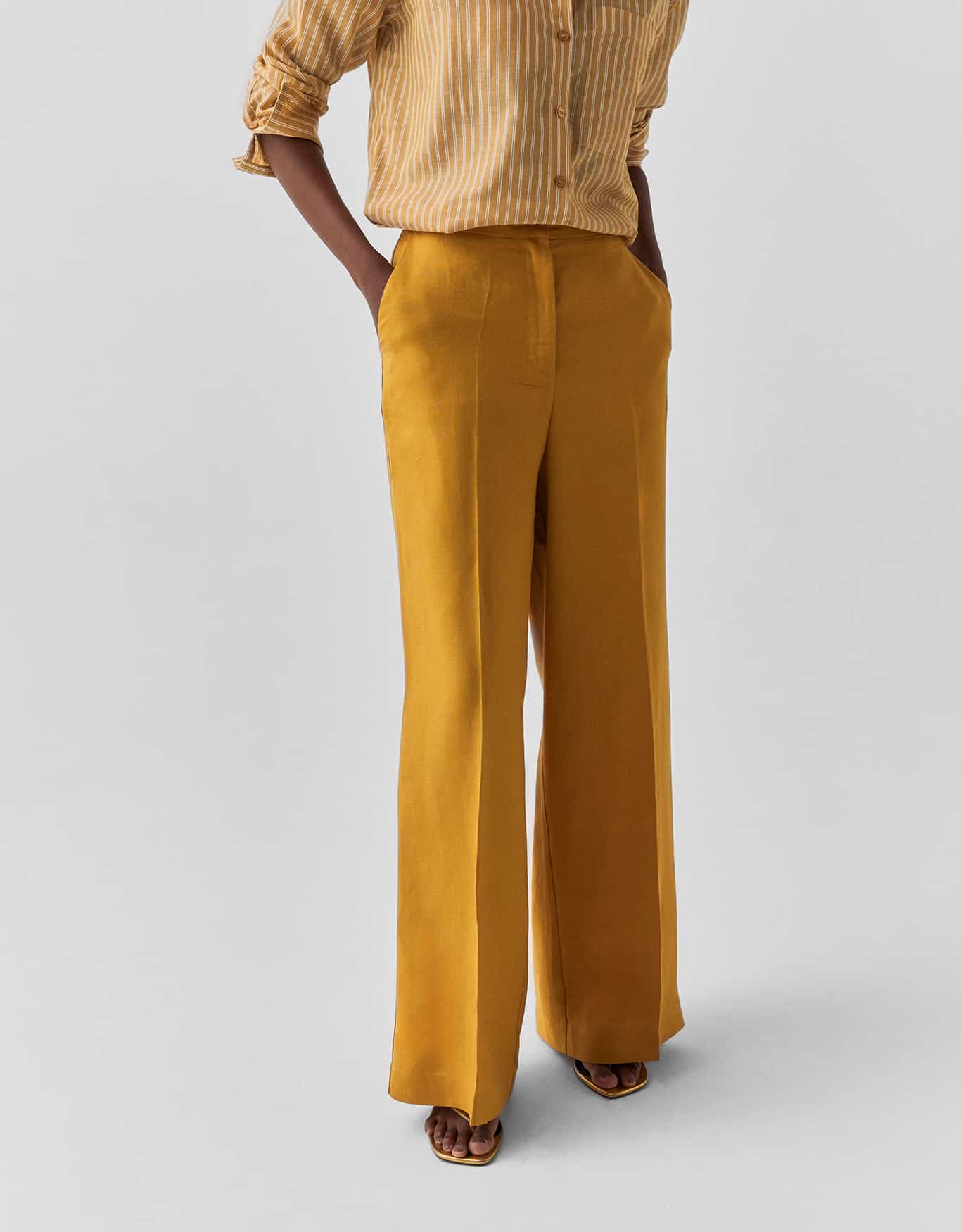 Calça Pantalona Cós Elastico